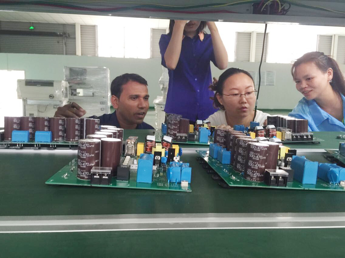 Welcome Nitin visit Grandsolar-Grandglow New Energy Technology Co. , Ltd.